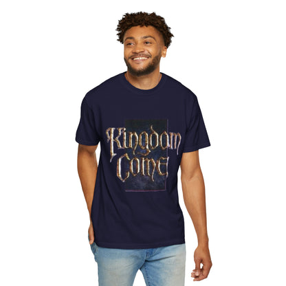 T-shirt logo en calligraphie gothique Kingdom Come | T-shirt de groupe de Hard Rock & Heavy Metal