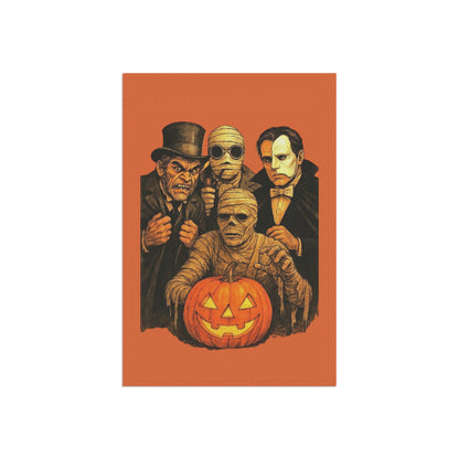 Classic Movie Monsters Pumpkin Garden Flag | House Banner
