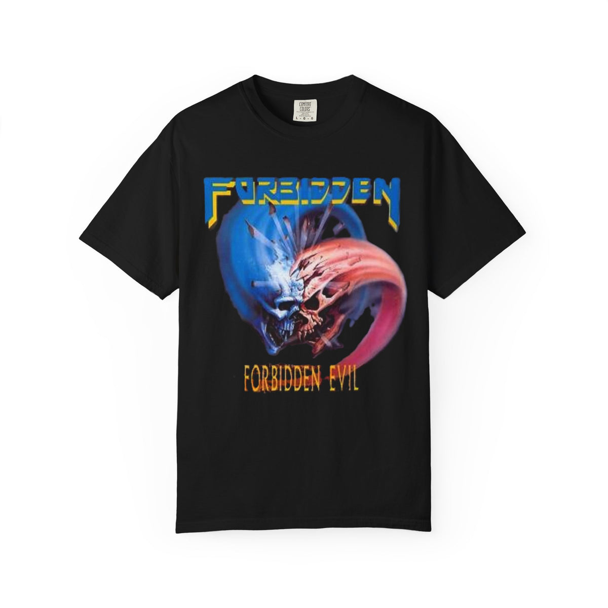 Forbidden Evil Album Artwork  T-shirt | Retro Thrash Metal Band Graphic Tee