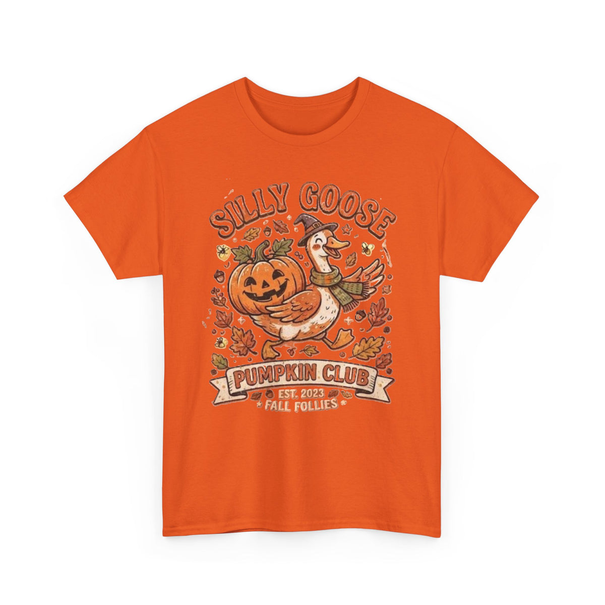 Silly Goose Pumpkin Club Tee | Fall Pumpkin Halloween Shirt