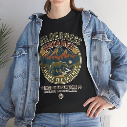 Wilderness Untamed Mountain Bear Graphic T-Shirt