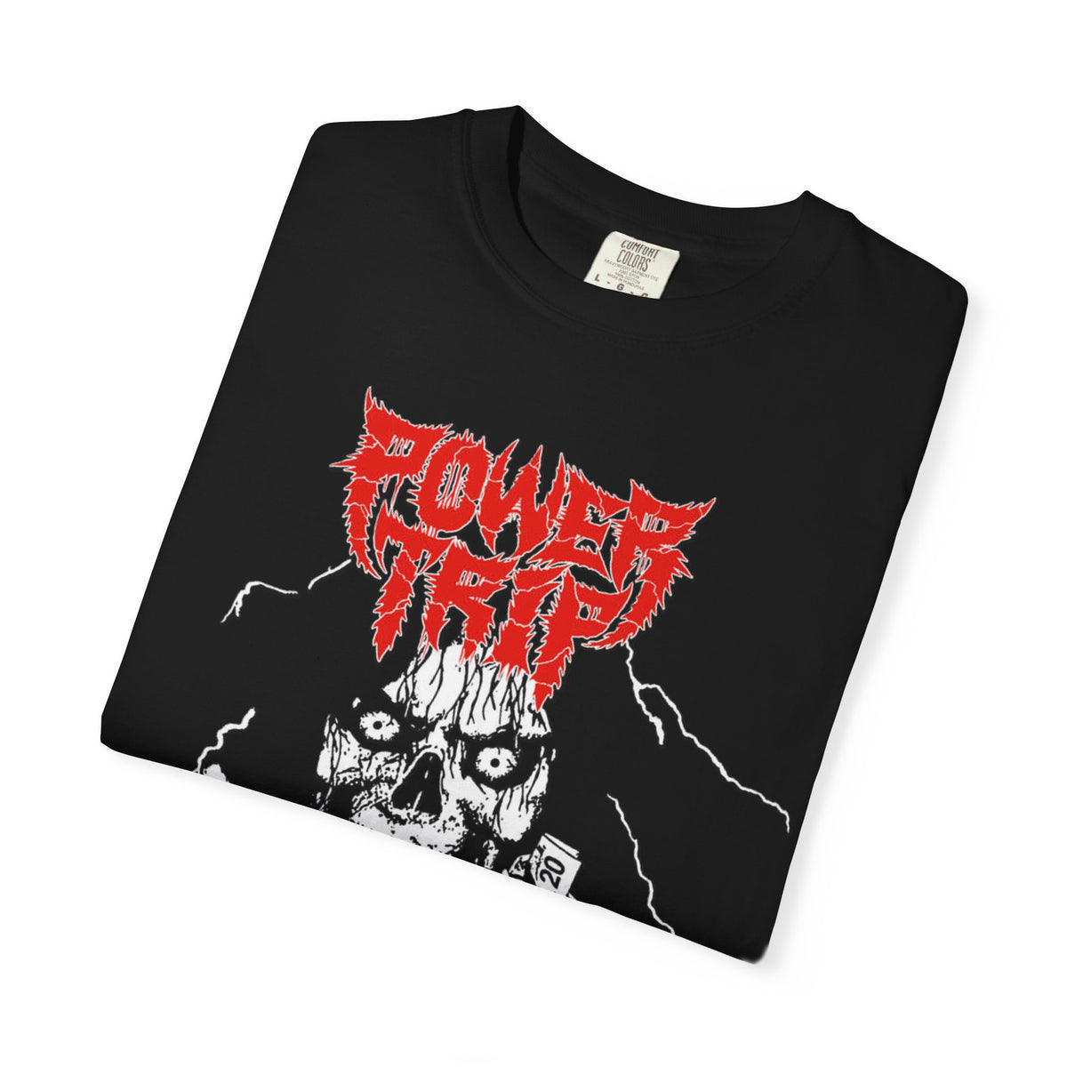 Power Trip Skull Hornets Nest T-Shirt / Thrash Metal Band Tee
