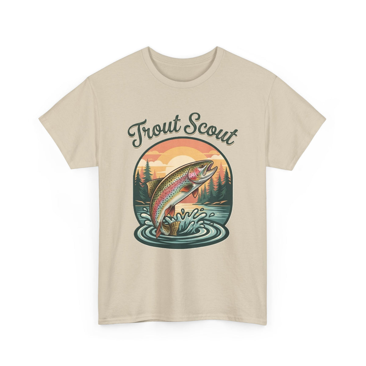 Trout Scout Fishing Graphic T-Shirt