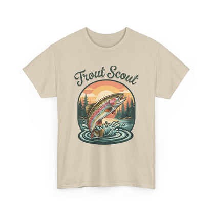 Trout Scout Fishing Graphic T-Shirt