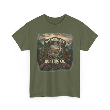 Wilderness Hunting Co. deer graphic Tee | vintage outdoors hunter shirt