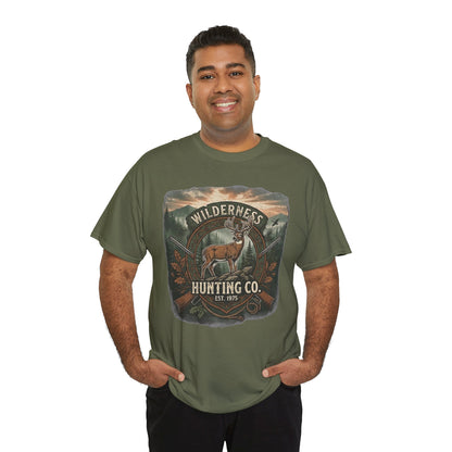 Wilderness Hunting Co. deer graphic Tee | vintage outdoors hunter shirt