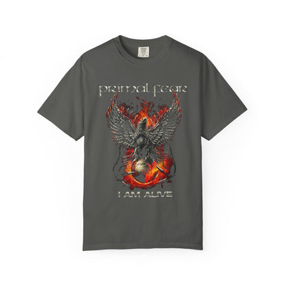 Primal Fear I Am Alive Phoenix Graphic T-shirt | Band Metal Tee