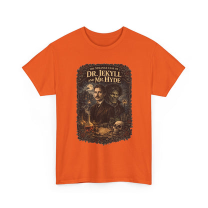 Dr. Jekyll and Mr. Hyde Gothic Portrait Tee | Classic Horror Novel Artwork