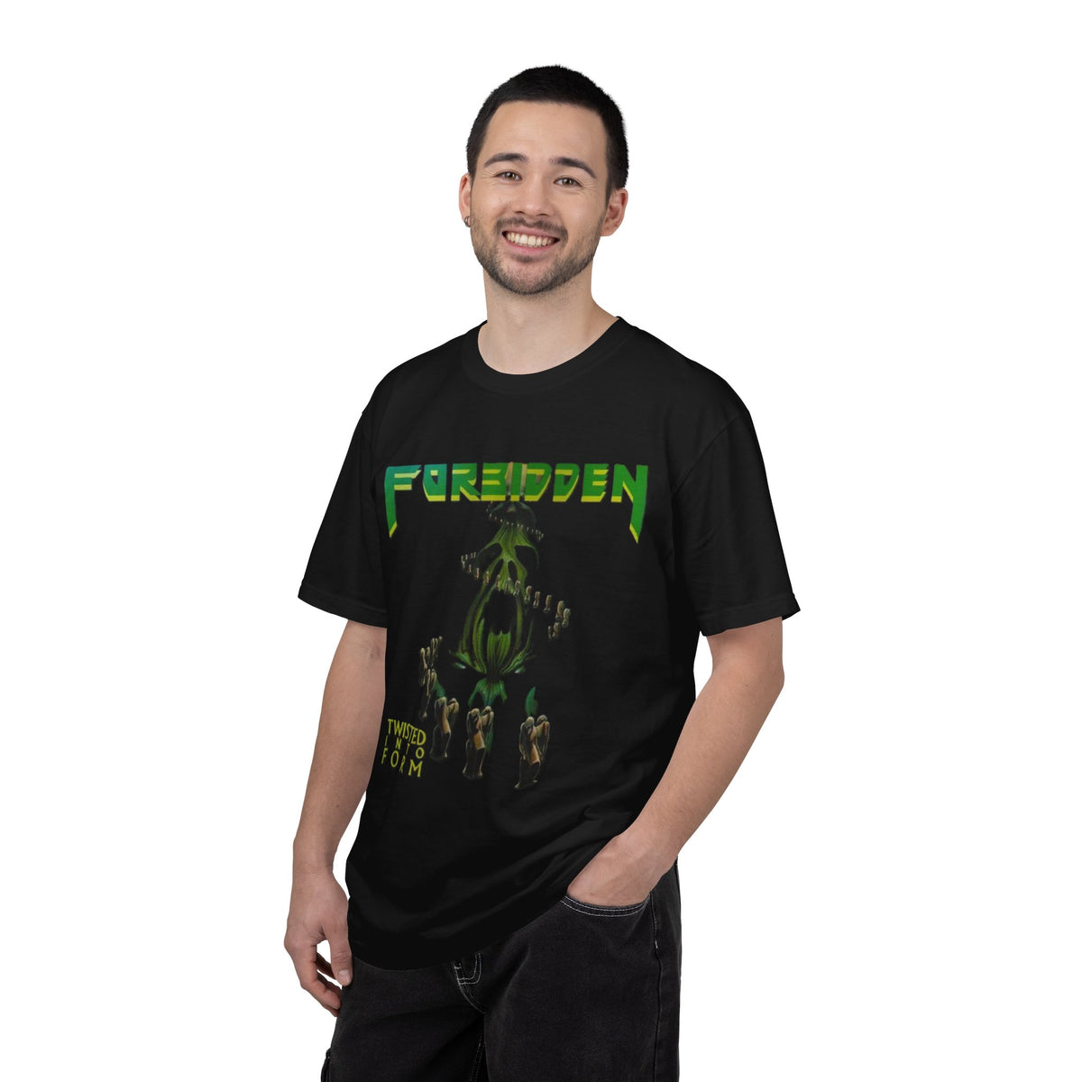 Forbidden Twisted Into Form Album Cover T-shirt | Heavy Metal Graphic Tee