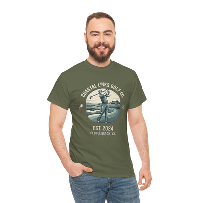Coastal Links Golf Co logo T-Shirt | Pebble Beach est. 2024