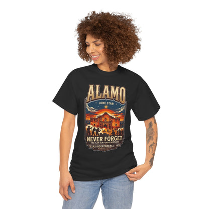 T-shirt Alamo Never Forget Texas Independence 1836