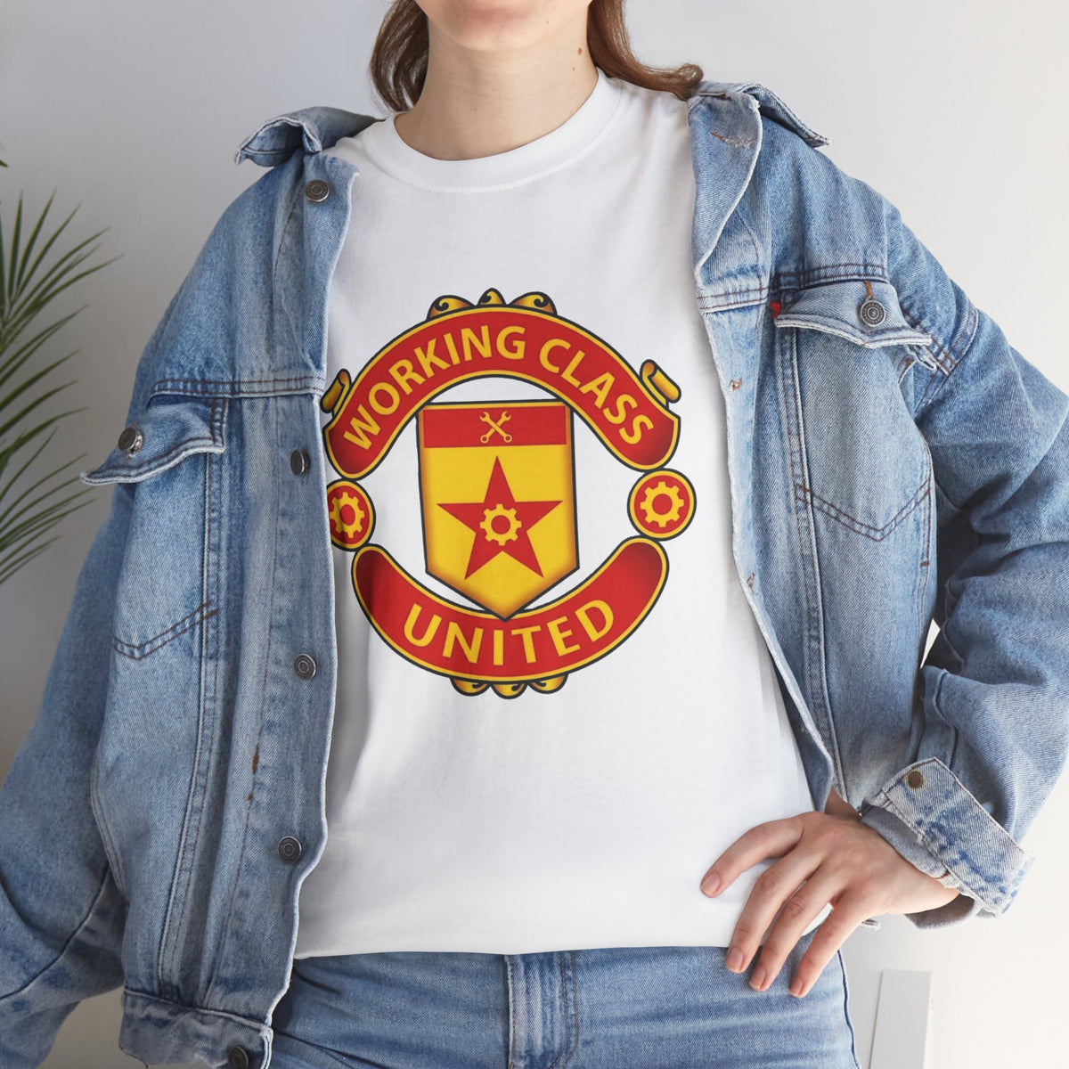 Camiseta Clase Obrera Unida | Gráfico político socialista del escudo laboral