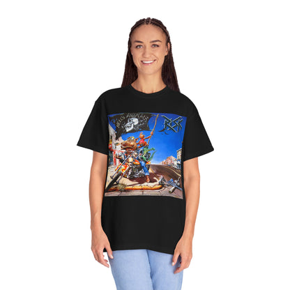 RISK Hell's Animals Album Cover T-Shirt | German Thrash Metal Band Art