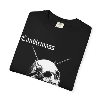 Candlemas Skull and Crossbones Graphic T-Shirt / Epicus Doomicus Metallicus