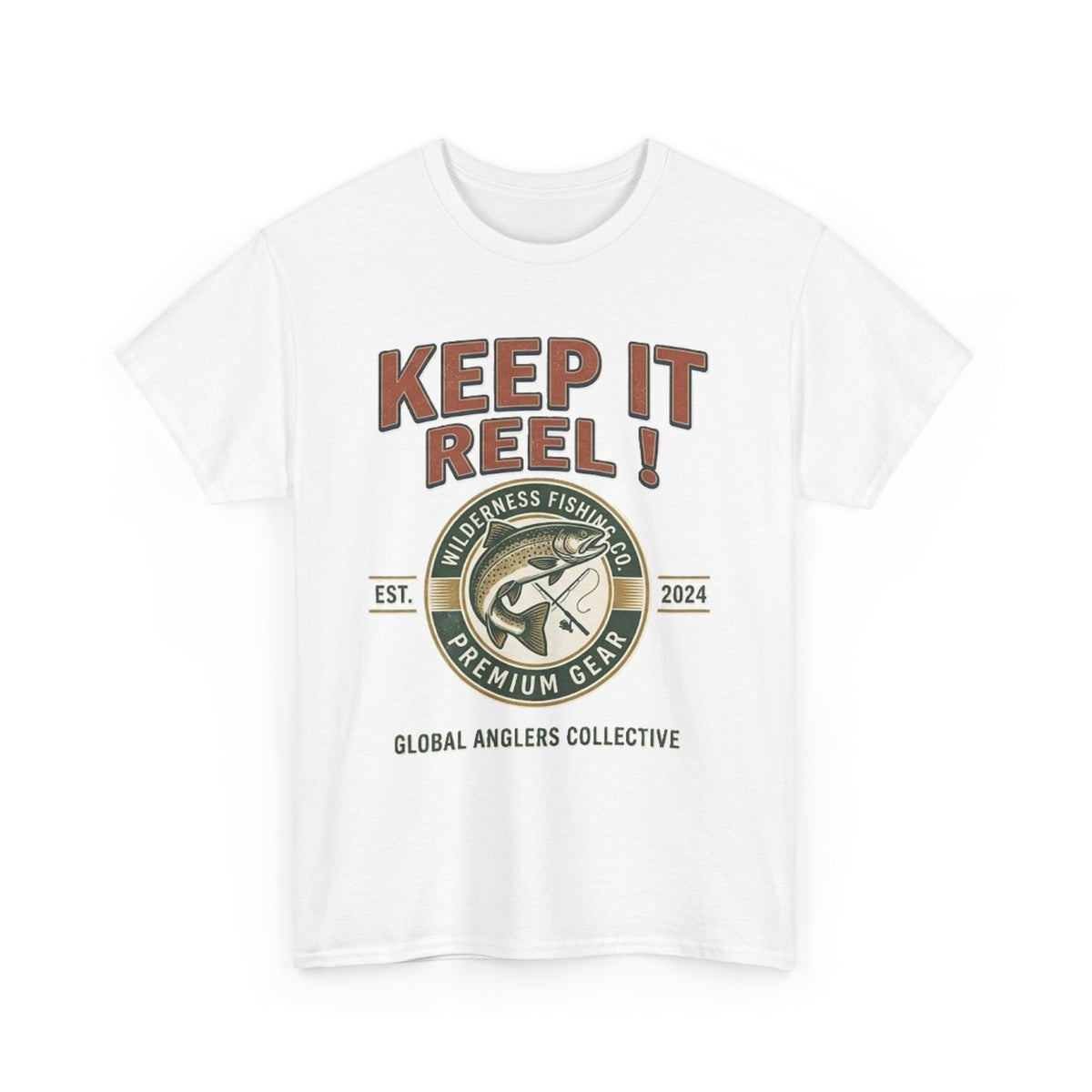 Keep It Reel Fishing Bass Graphic T-Shirt