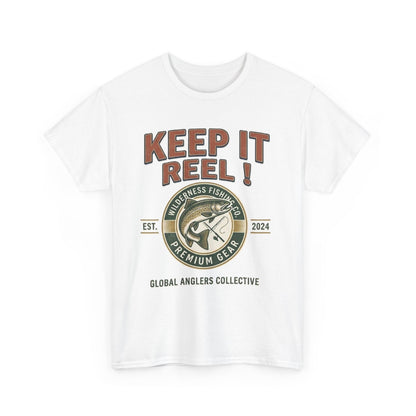 Keep It Reel Fishing Bass Graphic T-Shirt