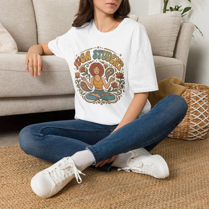Yoga Student T-Shirt | Retro Lotus Meditation Graphic