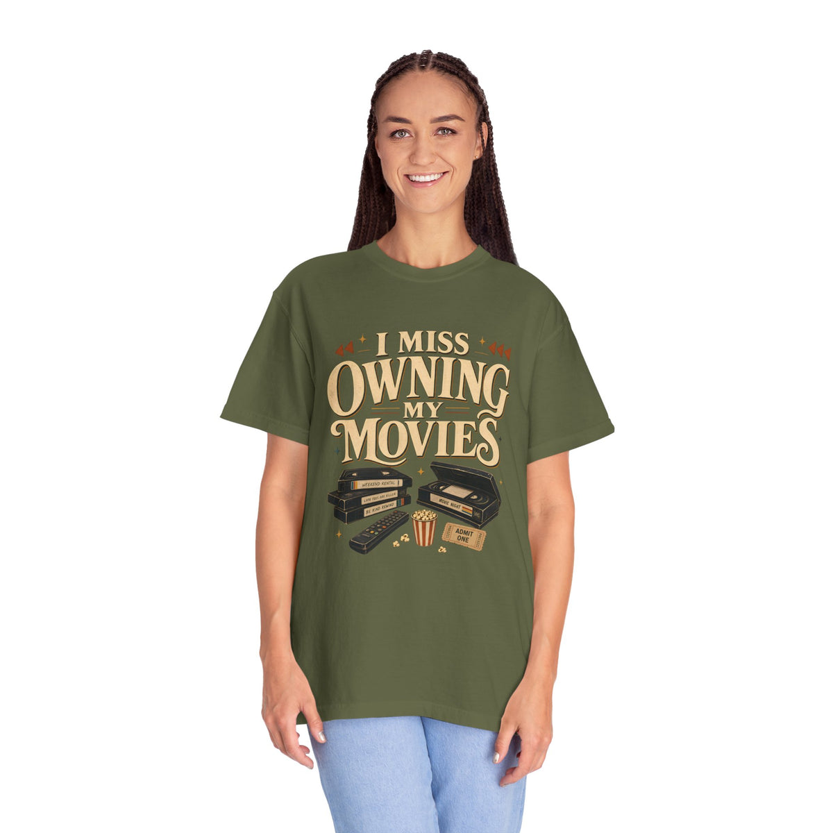 I Miss Owning My Movies Shirt, Vintage Movie Night T-Shirt, Retro VHS Tee, Physical Media Shirt, Film Lover Gift