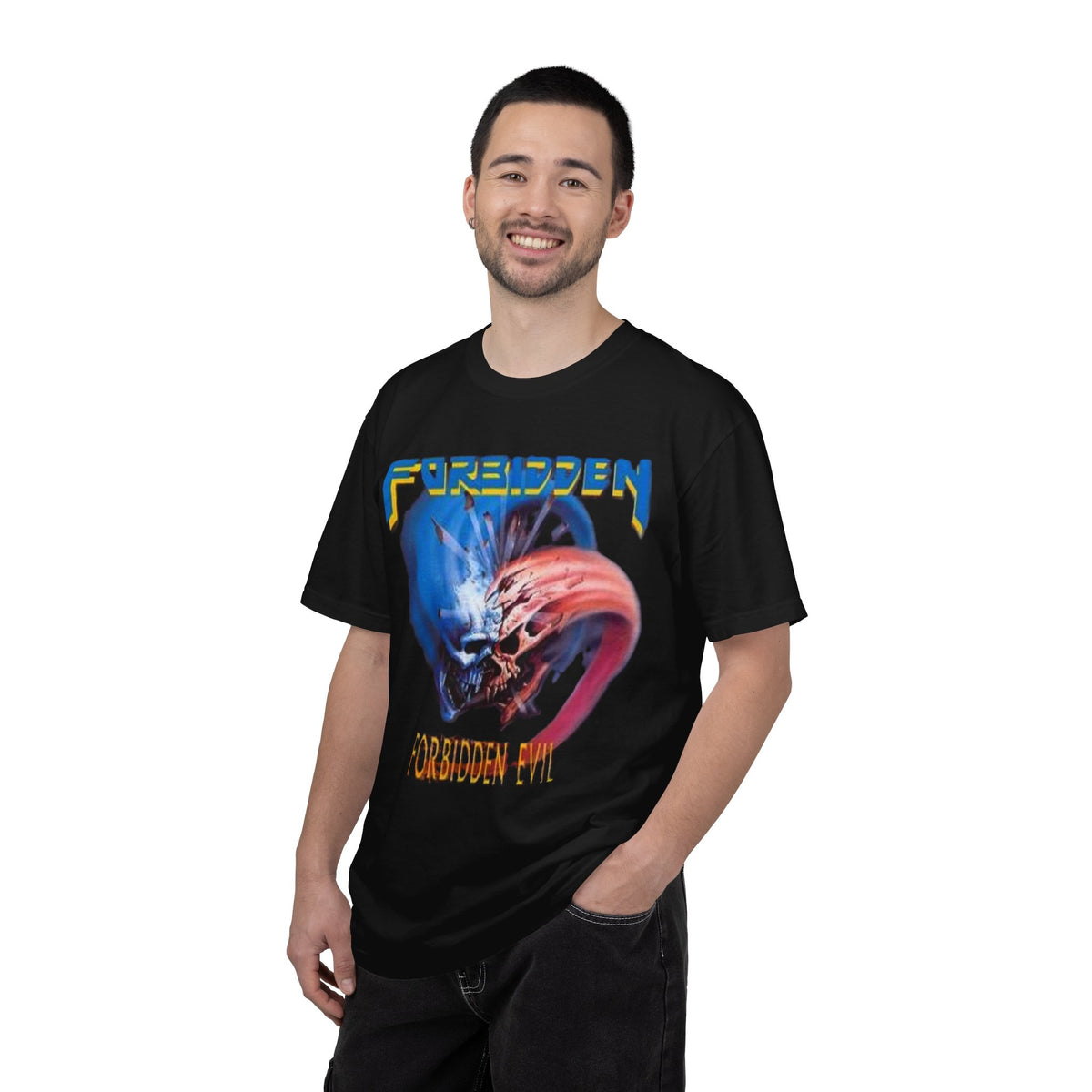 Forbidden Evil Album Artwork  T-shirt | Retro Thrash Metal Band Graphic Tee