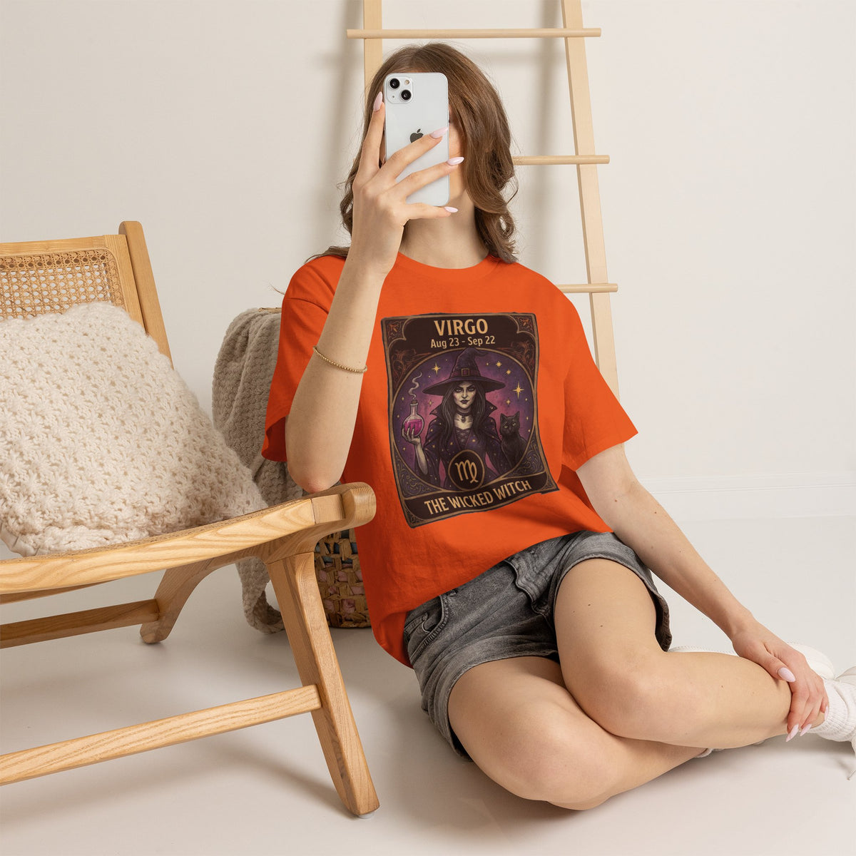 Camiseta Virgo Wicked Witch | Camiseta de Virgo de astrología del zodiaco de Halloween