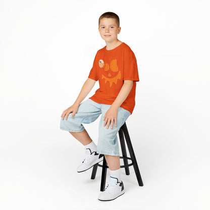 Jack O'Lantern Face Kids Tee | Halloween Boo Pumpkin Shirt