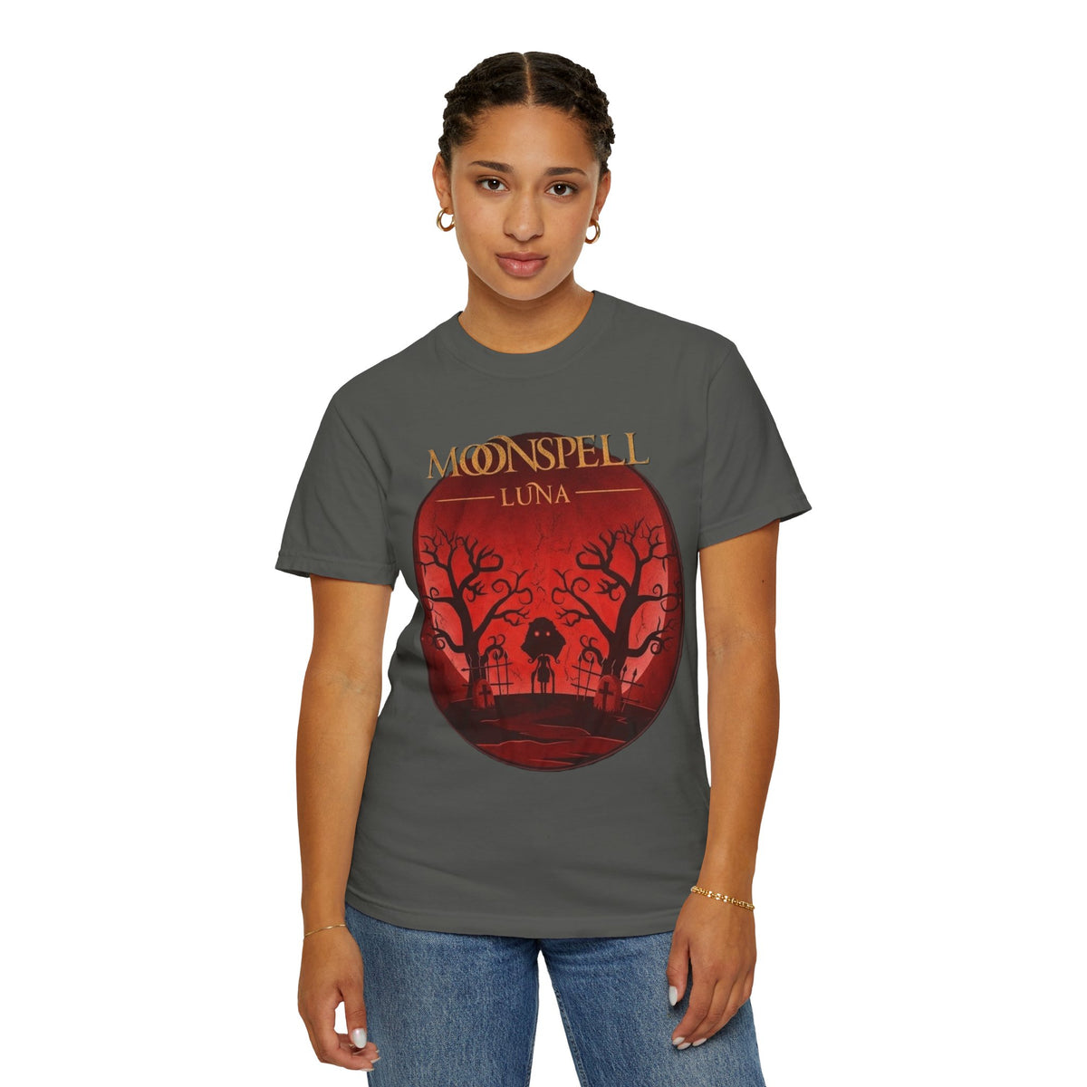 Moonspell Luna Gothic Moon Forest T-Shirt  / Gothic Metal Band Tee