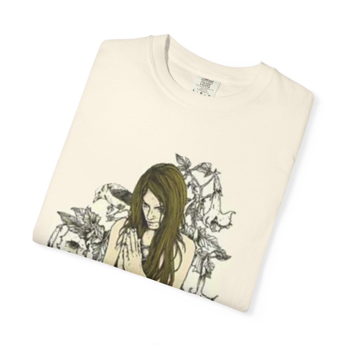Witchcraft Alchemist Illustration T-shirt | Gothic Woman Graphic Tee