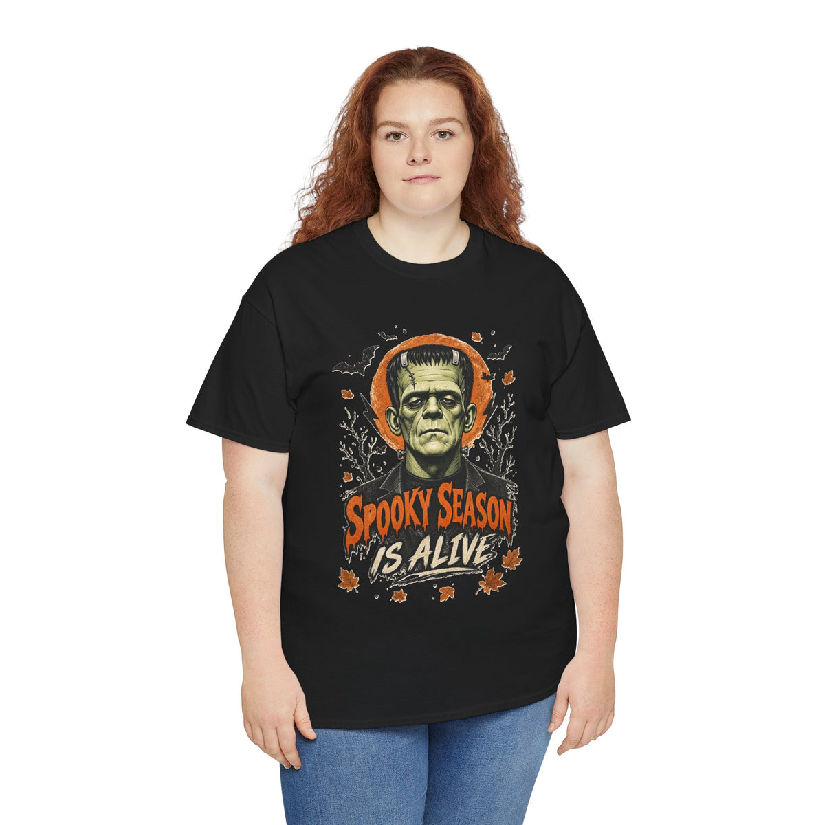 Frankenstein "Spooky Season Is Alive" T-Shirt | Halloween Monster Tee
