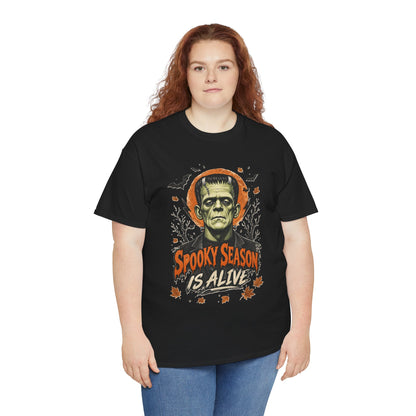 Frankenstein "Spooky Season Is Alive" T-Shirt | Halloween Monster Tee