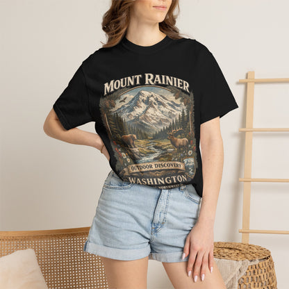Camiseta del Monte Rainier, playera Comfort Colors de la naturaleza de Washington