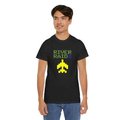 River Raid 3 pixel plane Tee | retro arcade gaming shirt
