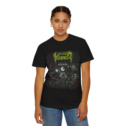 T-shirt pochette d'album Killing Technology de Voivod | Tee-shirt graphique rétro tech du groupe de thrash metal canadien