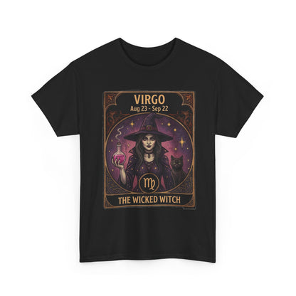 Camiseta Virgo Wicked Witch | Camiseta de Virgo de astrología del zodiaco de Halloween