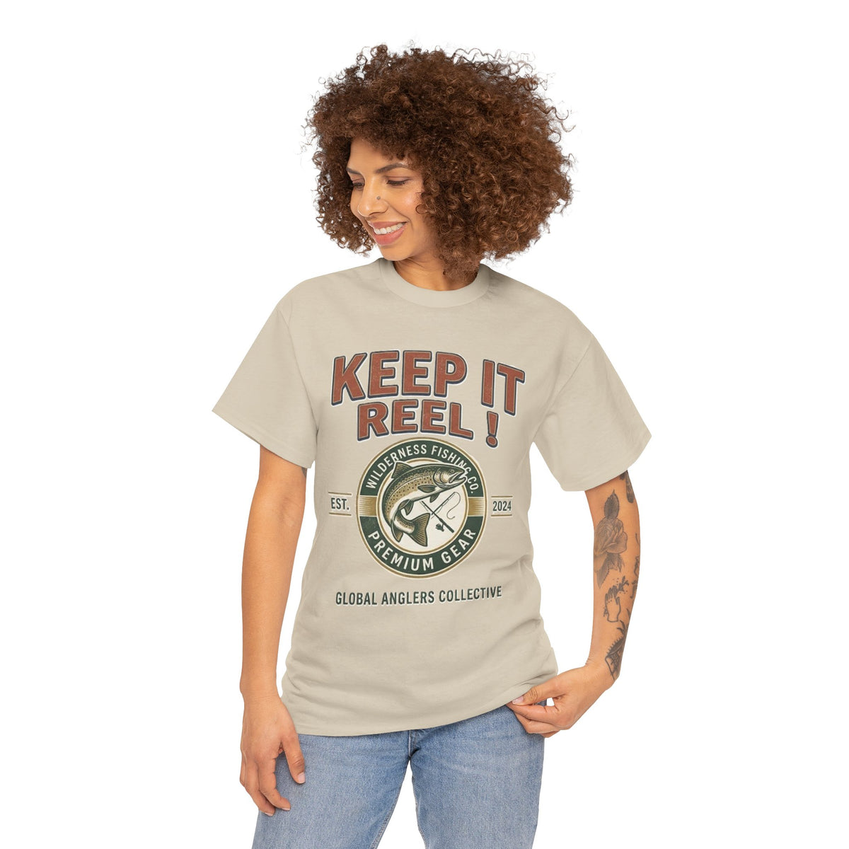 Keep It Reel Fishing Bass Graphic T-Shirt