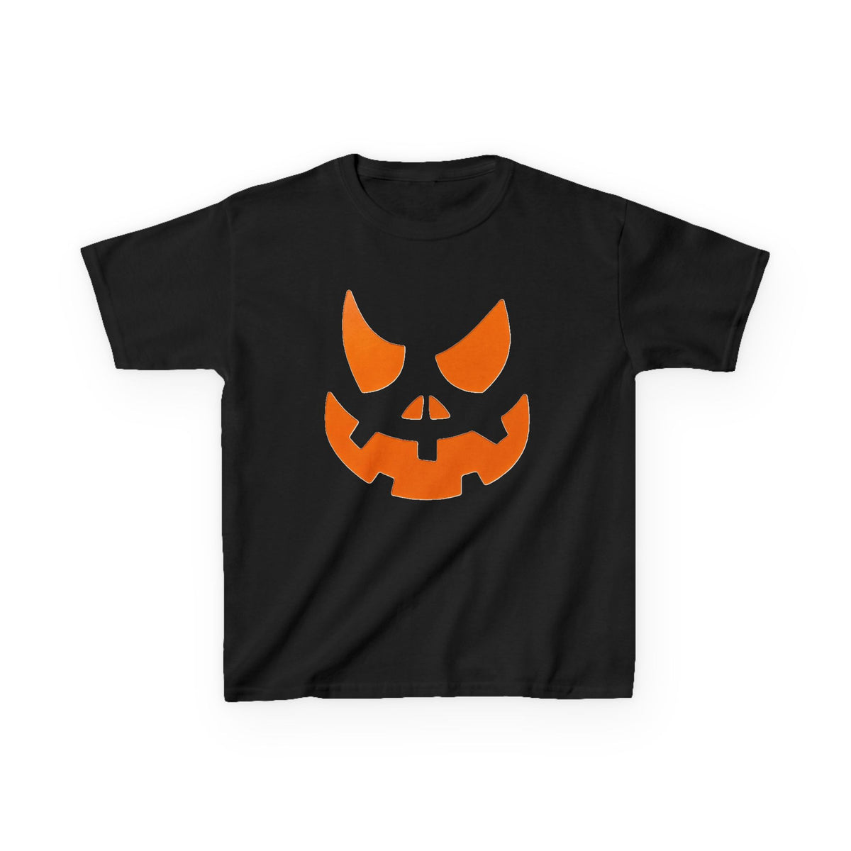 Jack-o'-Lantern Face Kids Tee | Halloween Pumpkin Shirt