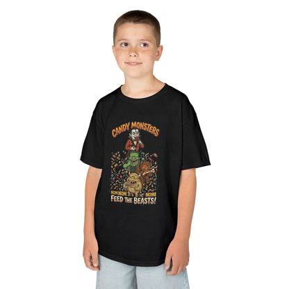 Candy Monster Kids Tee | Trick or Treat Halloween Graphic