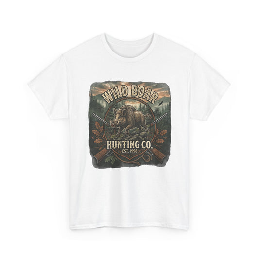 Wild Boar Hunting Co. T-Shirt | Vintage Outdoor Hunting Graphic Tee