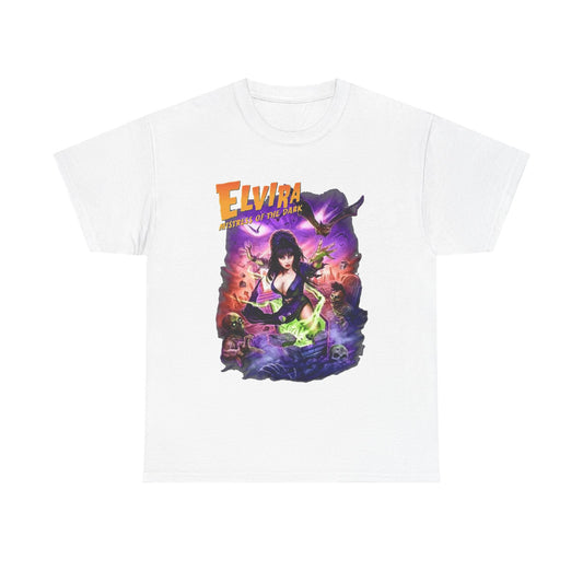 Elvira Mistress of the Dark T-Shirt | Retro Horror Pinup Tee