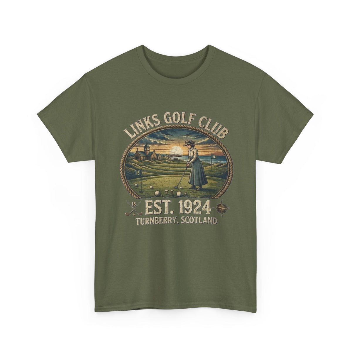 Links Golf Club EST. 1924 T-Shirt | Turnberry Scotland golf design