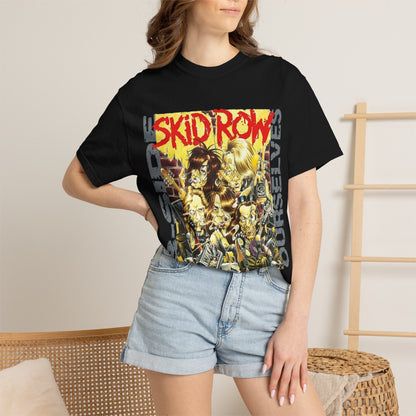 Skid Row B-side Ourselves Graphic T-shirt | Hard Rock Heavy Metal Band Album Artwork Tee