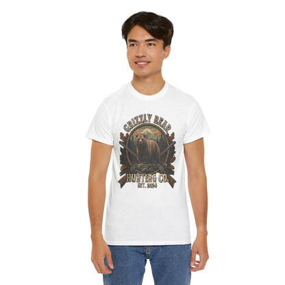 Grizzly Bear Hunting Co T-Shirt | Vintage Wildlife Outdoor Tee