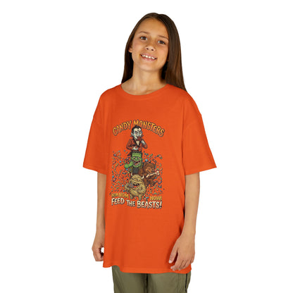 Candy Monster Kids Tee | Trick or Treat Halloween Graphic