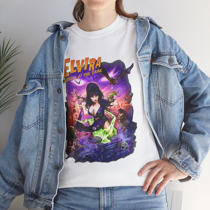 T-shirt Elvira, maîtresse des ténèbres | Tee-shirt pin-up d'horreur rétro