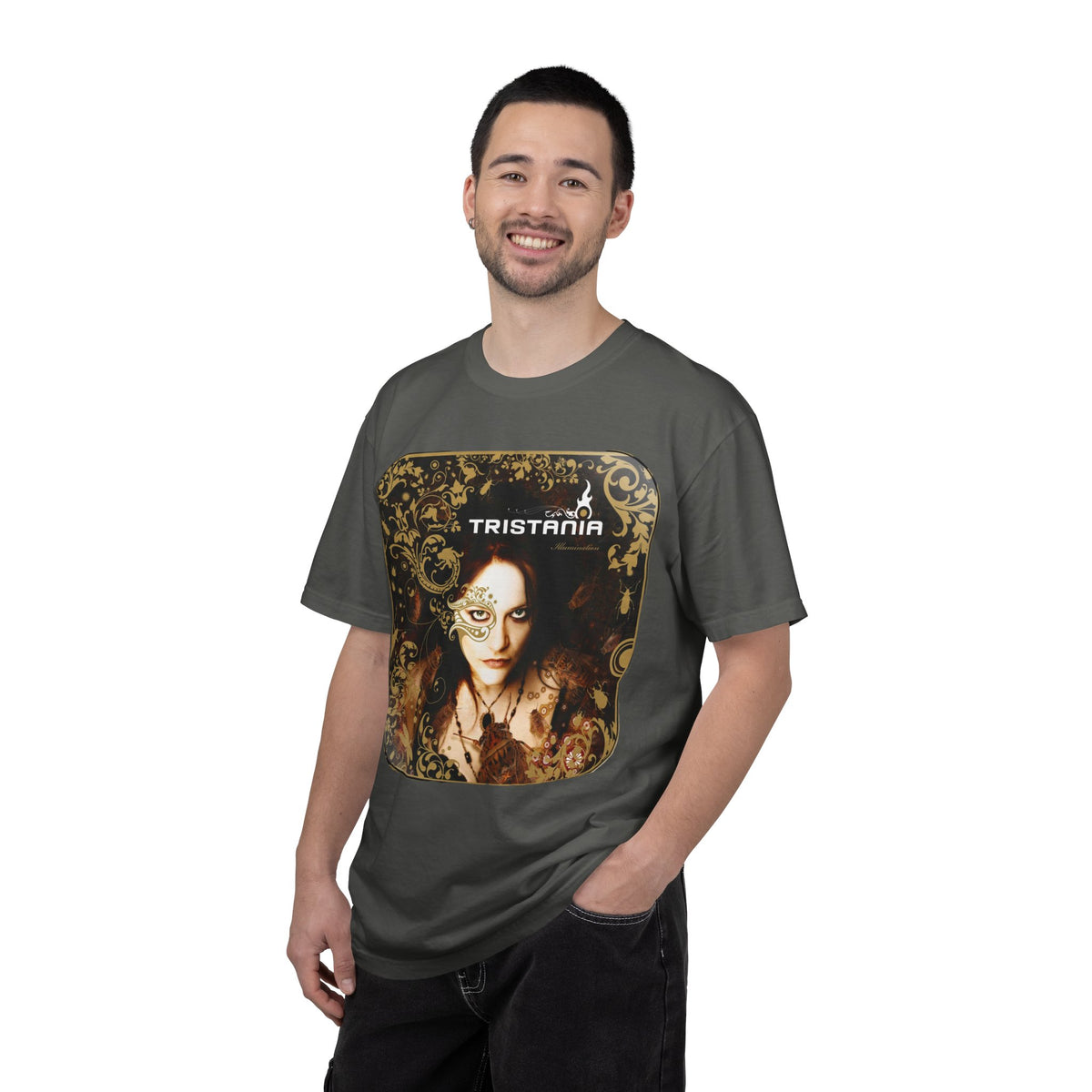 Camiseta con el arte del álbum Illumination de Tristania | Camiseta de la banda noruega de metal gótico