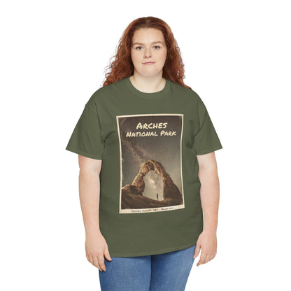 Arches National Park Vintage Poster T-Shirt |Utah Scenic Travel Tee