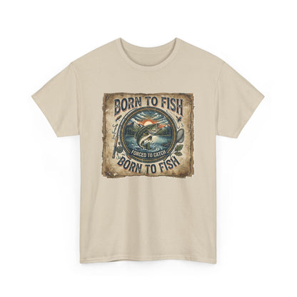 Born to Fish graphic tee | Fishing shirt, vintage fish design