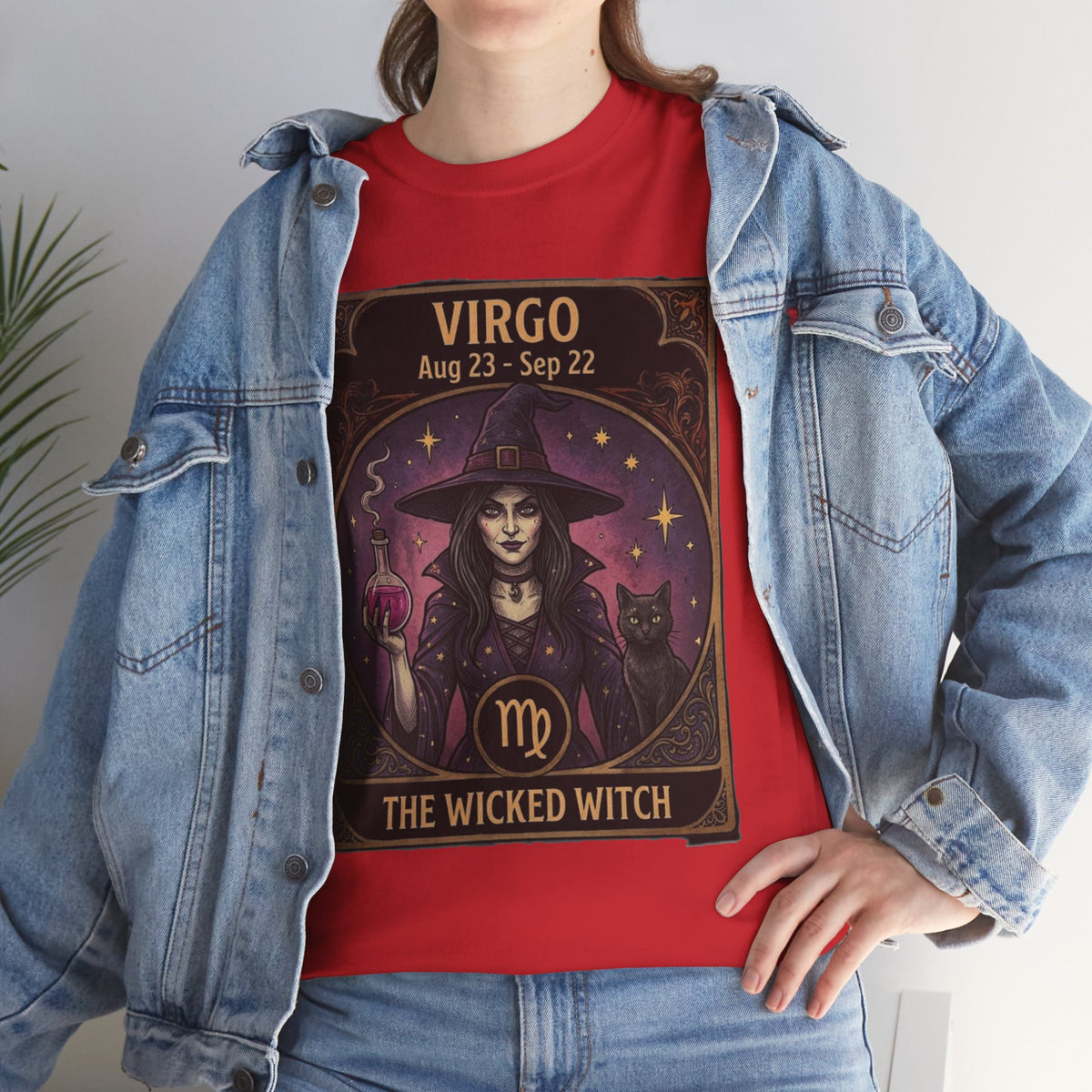 Camiseta Virgo Wicked Witch | Camiseta de Virgo de astrología del zodiaco de Halloween