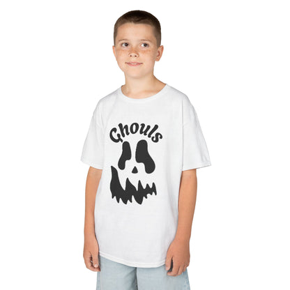 Ghouls Skull Kids Tee | Halloween Spooky Pumpkin Face