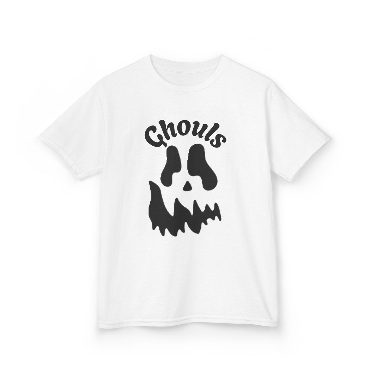 Ghouls Skull Kids Tee | Halloween Spooky Pumpkin Face