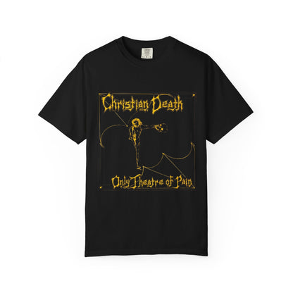 Camiseta con el logo de la banda Christian Death | Ilustración de Only Theatre of Pain